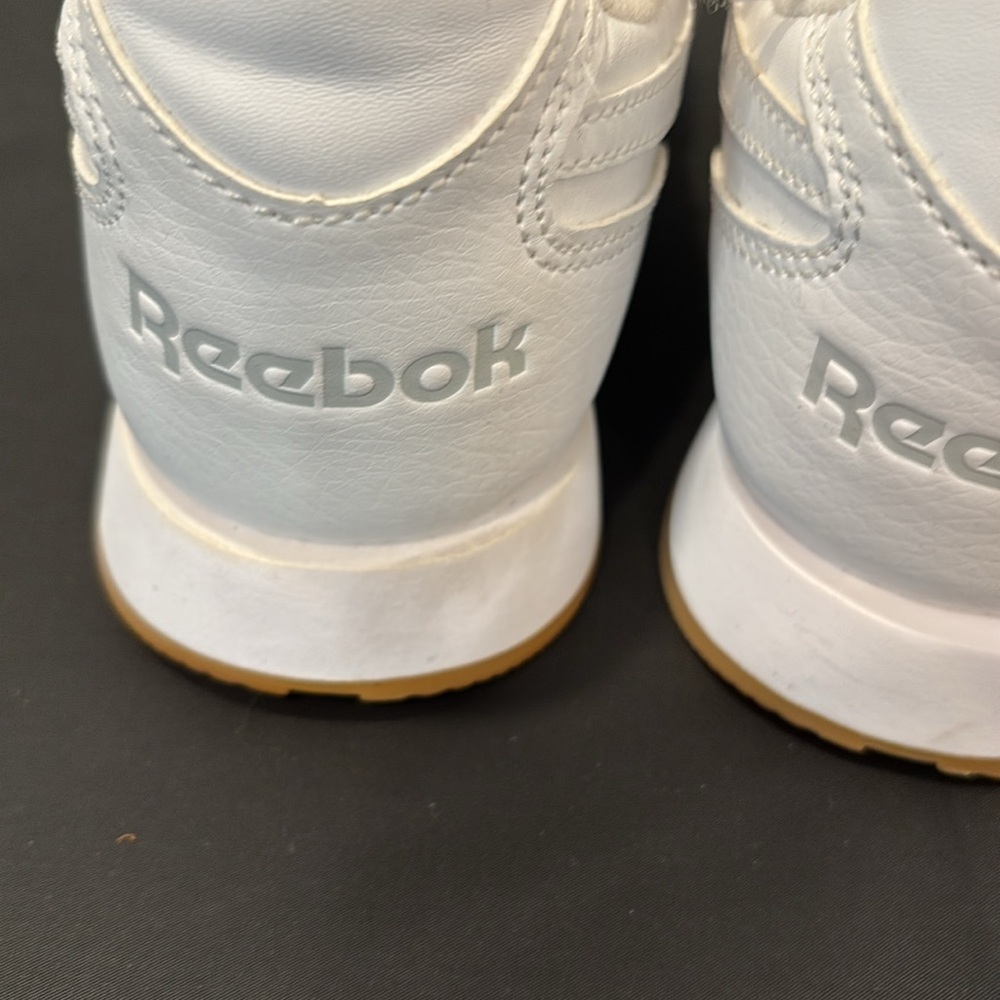 Reebok Classic White Sneakers with Ortholite Size 6.5 NEW - Picture 9 of 12